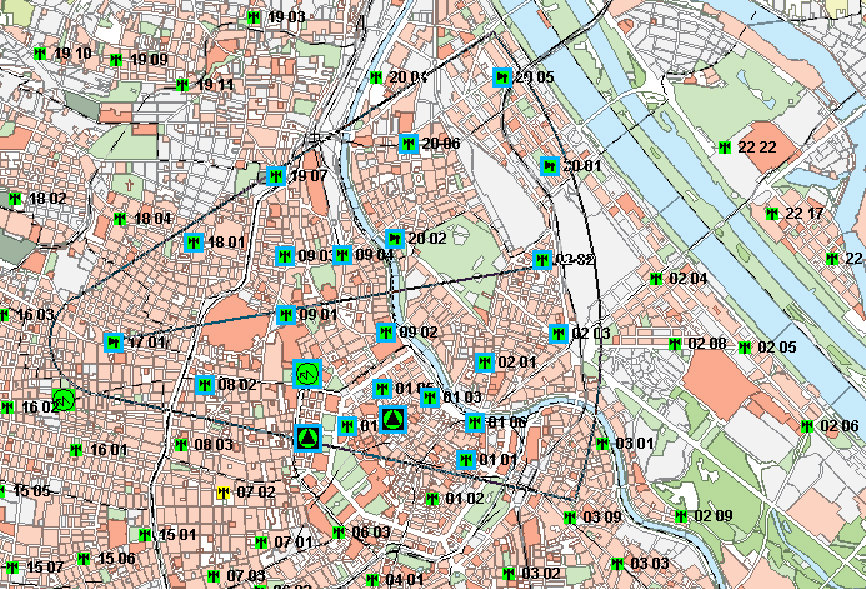 Siren control and monitoring system for medium and large siren networks