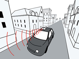 Mobile siren system with horn loudspeaker