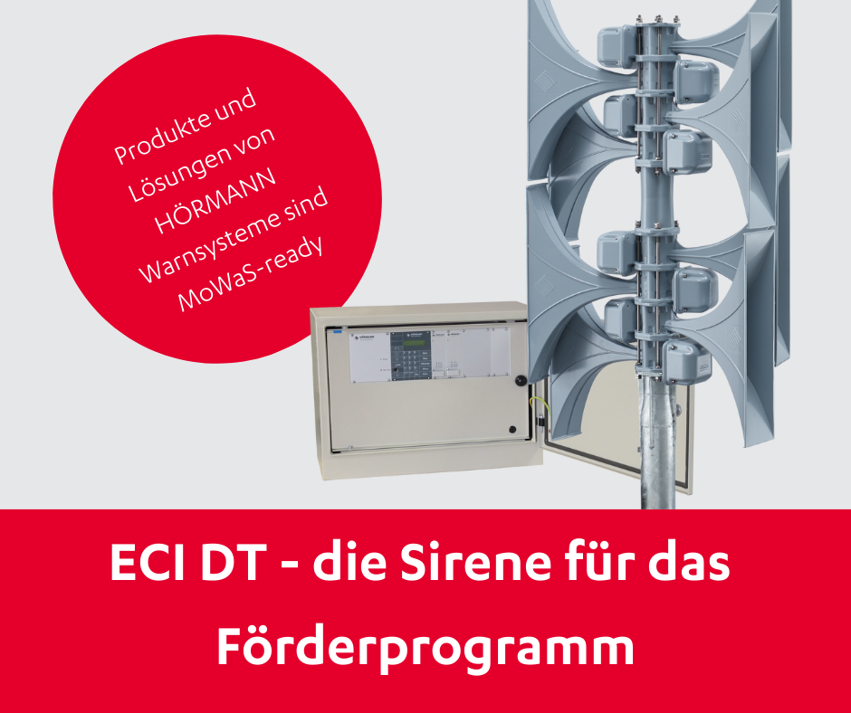 Another 30 million euros in funding from the federal government for the expansion of the siren network.