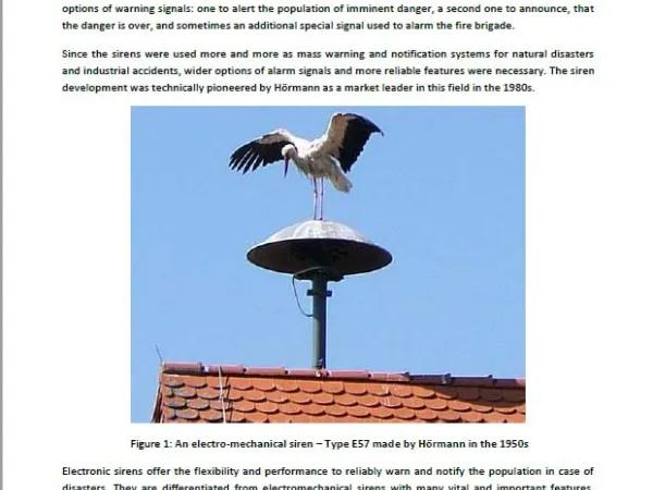 Advantages of electronic sirens