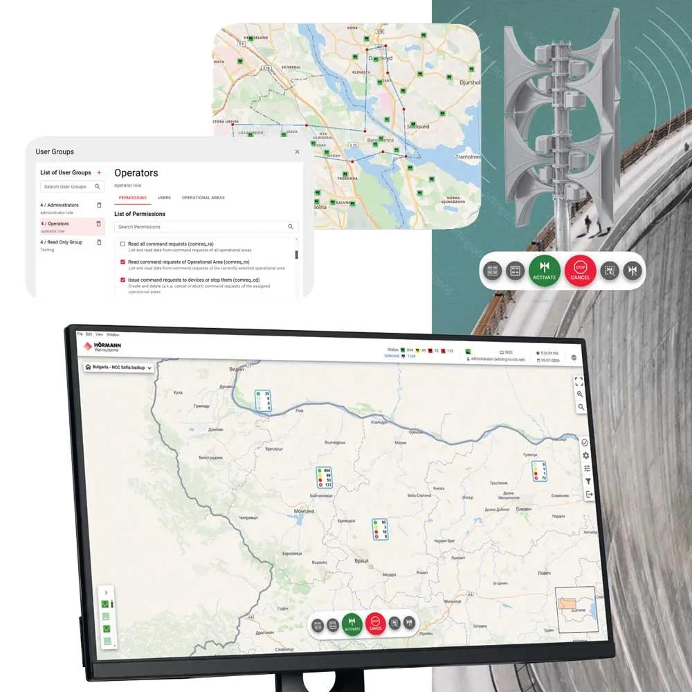 CCCS3i - die neue Kontrollplattform für resiliente Sirenenwarnsysteme
