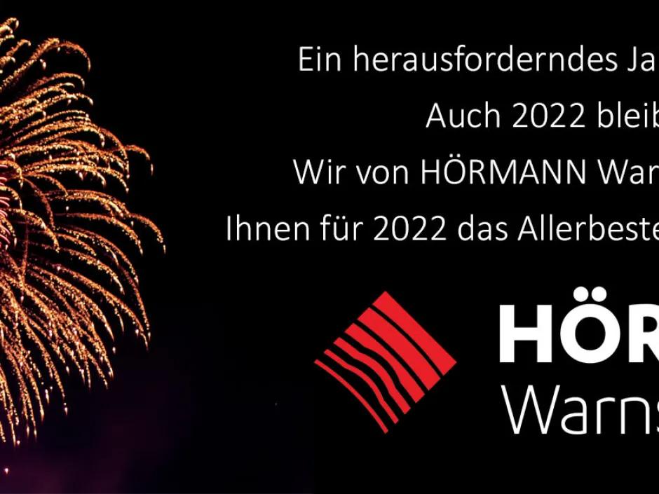 Ein gutes neues Jahr 2022 wünscht HÖRMANN Warnsysteme